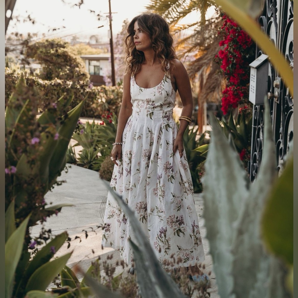 H&M x Brock Collection Floral Maxi Dress